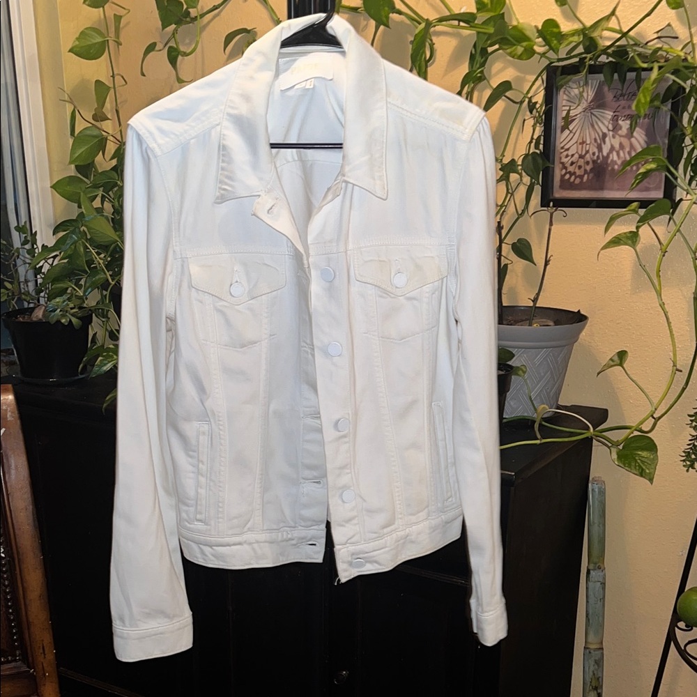PAIGE White Jean Jacket